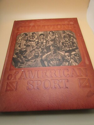 Champions of American Sport by Marc Pachter (1981, Mission Leather Hardcover)-image