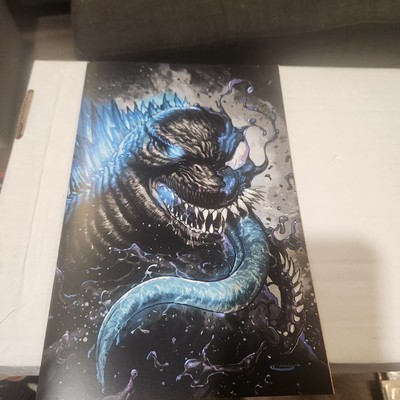 NEXT LEVEL COSPLAY; RARE/EXCLUSIVE  BLUE GODZILLA VIRGIN VARIANT; SAJAD SHAH-image
