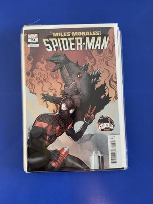 Miles Morales: Spider-Man #24 1st Print Godzilla Variant Marvel Comic 2024 NM+-image