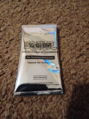 YuGiOh TCG Darkside Of Dimensions Obelisk The Tormentor Sealed Promo Movie Card-image