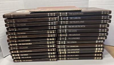 Time Life The Old West Collection Complete Set Of 26 Books + Index Leatherette-image