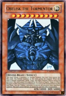 Yugioh-Obelisk the Tormentor-Ultra Rare-Limited Edition-JUMP EN037 (NM)-image