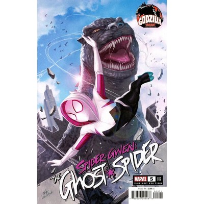 Spider-Gwen: Ghost Spider #5 Inhyuk Lee - Godzilla-image