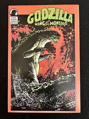 GODZILLA KING OF THE MONSTERS #1 (1987) - 9.4 (DARK HORSE) STEVE BISSETTE COVER!-image