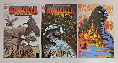 Godzilla Rivals Vs Battra #1 VF/NM Regular Variant & 1:10 Tradd Moore Cvrs IDW-image