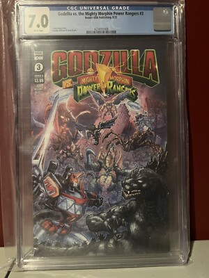 Godzilla Vs MMPR #3 CGC 7.0-image