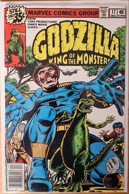 GODZILLA  KING OF MONSTERS #17 1978 VF/NM High Grade MARVEL  CLEANED & PRESSED!!-image