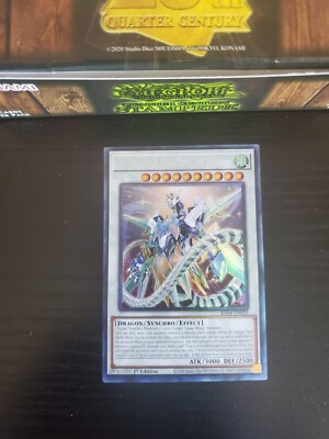 Yugioh Stampede - Crystal Clear Wing Synchro Dragon (PCR) - RA04-EN059-image