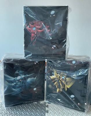 SET OF 3 KOTOBUKIYA YU-GI-OH EGYPTIAN GOD STATUES RA SLIFER & OBELISK IN BOX-image