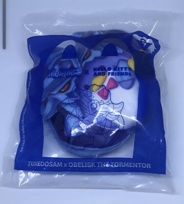 2024 #7 Tuxedo Sam x Obelisk The Tormentor McDonald's YU-GI-OH X HELLO KITTY Toy-image