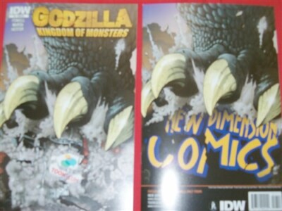 GODZILLA KINGDOM OF MONSTERS 1 IDW VARIANT COMIC NDC TOONSEUM ALEX ROSS 2011 NM -image