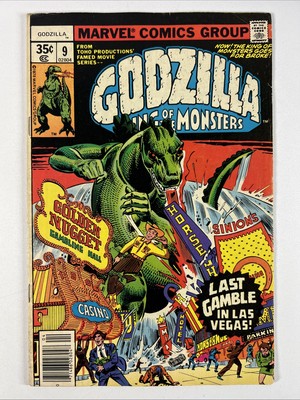 Godzilla King of the Monsters #9 (1978) The Fate of Las Vegas ~ Marvel Comics-image
