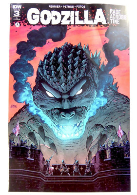IDW GODZILLA: RAGE ACROSS TIME (2016) #3 RI 1:10 Variant FN/VF (7.0) Ships FREE!-image