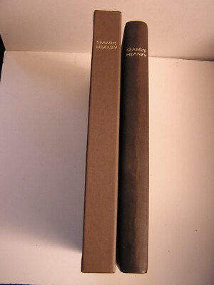 LEC Limited Editions Club POEMS AND A MEMOIR Seamus Heaney signed, full leather-image