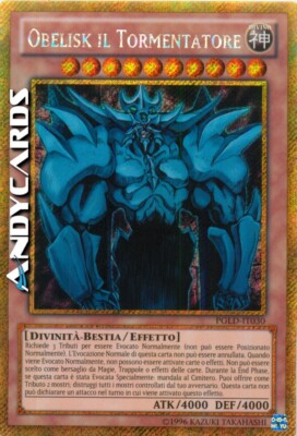 excellent • OBELISK THE TORMENTOR • Secret Gold PGLD IT030 Unl-image