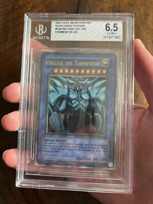 Yu-Gi-Oh! Gameboy Worldwide (2003) Obelisk The Tormentor GBI-002: BGS 6.5!-image