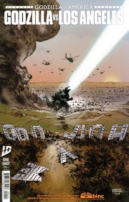 Godzilla Vs. Los Angeles #1A VF/NM; IDW | Hollywood Sign Cover - we combine ship-image