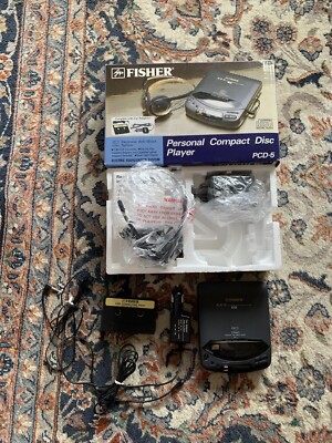 VINTAGE Fisher CD Player PCD-5 Opti Trac Equalization Walkman Anti-Shock System-image