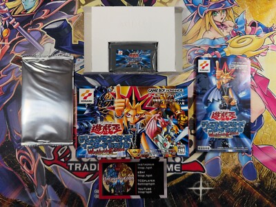 Yugioh Duel Monsters International Gameboy Complete Box w/ Ultra GBI God Cards -image