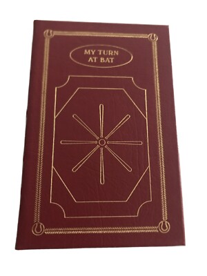 EASTON PRESS Ted Williams MY TURN AT BAT: THE STORY OF MY LIFE Leather Baseball-image