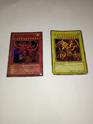 YUGIOH THE WINGED DRAGON OF RA  SECRET RARE DOD-001 & Gbi 001 -image