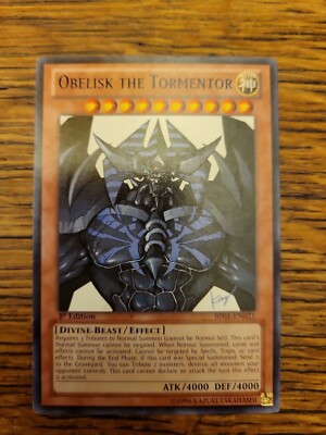 Obelisk the Tormentor - bp01 Egyptiam God Card Yugioh divine beast-image