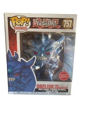 NEW POP! FUNKO YU-GI-OH OBELISK THE TORMENTOR GAME STOP EXCLUSIVE #757 Anime Yes-image