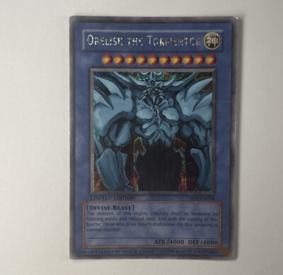 Yu-Gi-Oh! TCG Obelisk the Tormentor Shonen Jump Promo JMP-EN004 Limited-image