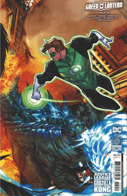 Green Lantern (8th Series) #4E VF/NM; DC | Godzilla King Kong Justice League - w-image
