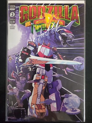 Godzilla vs Mighty Morphin Power Rangers #3 B Cvr IDW 2022 VF/NM-image