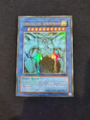 GBI-002 Obelisk the Tormentor Ultra Rare Blue Back LP/NM-image