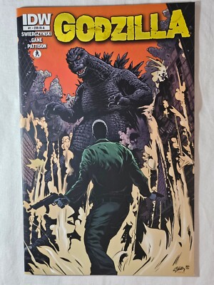 Godzilla #1 (2012) Retailer Incentive (1:10) Variant Cover IDW Comics High Grade-image