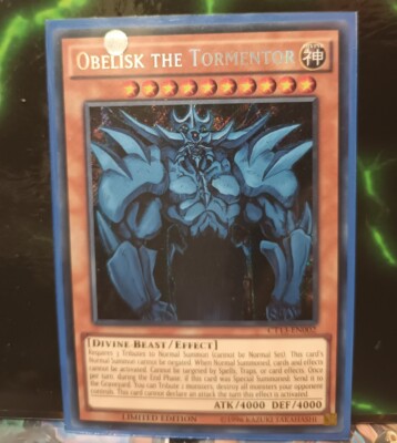 Yu-Gi-Oh! TCG Obelisk the Tormentor Secret Rare CT13-EN002 Yu-Gi-Oh! TCG x1-image
