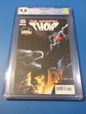 Immortal Thor #15 Godzilla  variant CGC 9.8 NM/M Gorgeous Gem Wow-image