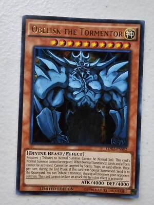 Yugioh Obelisk the Tormentor LDK2-ENS02 Ultra Rare Limited Edition NM-image