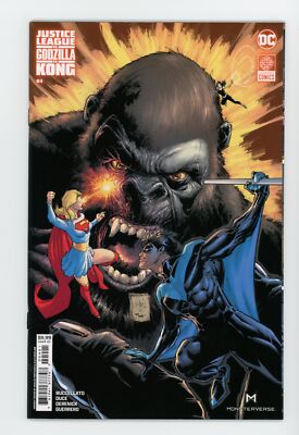Justice League vs Godzilla vs Kong #4 Portacio Kong Variant NM+ 2024 DC Comics-image