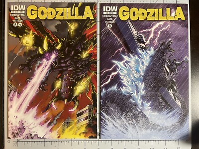 IDW: GODZILLA (2012) #3 Cover B & RI (1:10) INCENTIVE VARIANT COVER-image