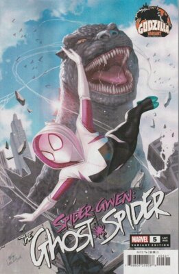 Spider-Gwen: The Ghost-Spider #5A FN; Marvel | 65 Godzilla Variant - we combine-image