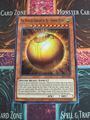 Yu-Gi-Oh! The Winged Dragon of Ra - Sphere Mode CIBR-ENSE2 Super Rare Limited NM-image