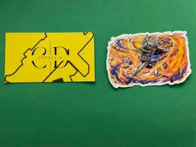 Yami Marik & Winged Dragon of Ra Waterproof Sticker 3.4'' x 2.2'' | Yu-Gi-Oh!-image