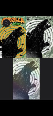Godzilla: Here There Be Aliens #1 Matt Wilson 3 Book Set Ltd 500 Ready To Ship-image
