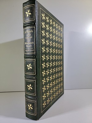 A Week on the Concord and Merrimack Rivers by Henry D. Thoreau 1981 Leatherback-image