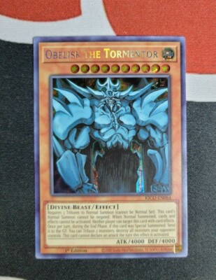 Obelisk The Tormentor- Secret Pharoah’s Rare- KICO-EN064 - 1st ED Near Mint-image