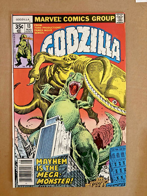 Godzilla King of the Monsters #13 Aug 1978 Moench Trimpe Bronze Marvel FN (6.0)-image