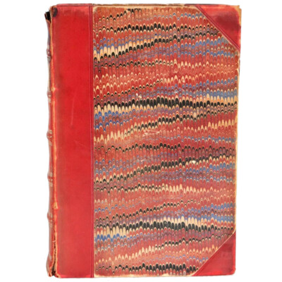 Antique Leather Bound Book: John Halifax, Gentleman by Dinah Craik 1905-image