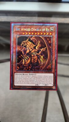 Yugioh The Winged Dragon of Ra RA04-EN118 Platinum Secret Rare NM-image