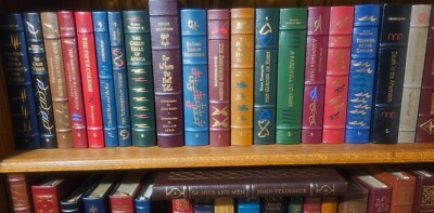 ERNEST HEMINGWAY 19 Volumes Easton Press Old Man Sea Bell Tolls Africa-image