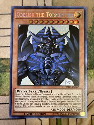 Yugioh! Obelisk the Tormentor **SECRET RARE** BRAND NEW-image