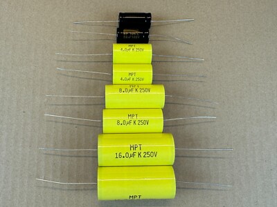 Recap Kit for Fisher XP-7C Speaker Crossovers MPT Film Capacitors-image