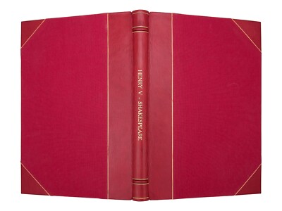 The Life of King Henry V by William Shakespeare, Signed Harcourt Binding-image